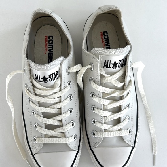 JAPAN LIMITED Edition CHUCK TAYLOR CONVERSE LEATHER ALL STAR OX WHITE 6.5/ 8.5/9 - Picture 4 of 15